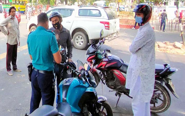 যৌক্তিক হলে মোটরসাইকেল ছেড়ে দেবে পুলিশ